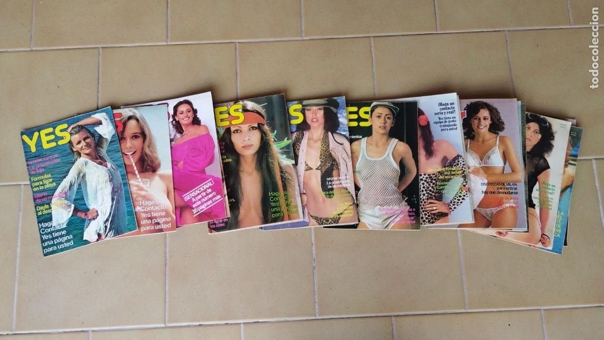 Coleccionismo de Revistas y Peri&oacute;dicos: YES.-EROTISMO.-LOTE DE 20 REVISTAS EROTICAS.-A&Ntilde;OS 70.