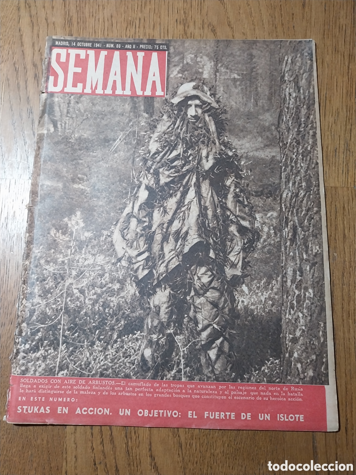 Coleccionismo de Revistas y Peri&oacute;dicos: SEMANA 1941 STUKAS EN ACCION