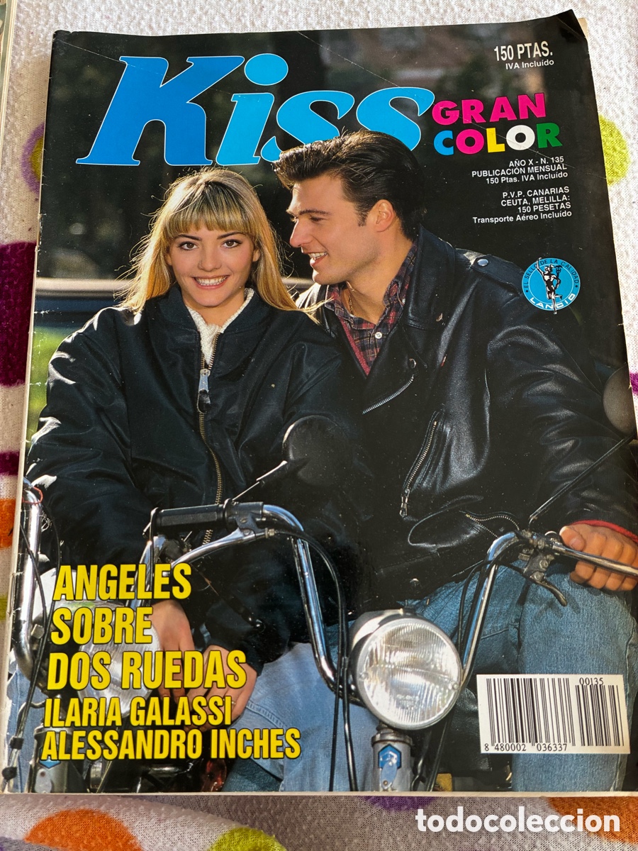 Collection Magazines and Newspapers: FOTONOVELA de Gran Color KISS n&uacute;m. 135. &Aacute;ngeles Sobre dos Ruedas