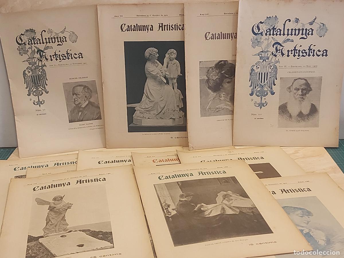 Coleccionismo de Revistas y Peri&oacute;dicos: A&Ntilde;O 1902 !! CATALUNYA ART&Iacute;STICA / 16 EJEMPLARES / BUEN ESTADO / USO DE LA &Eacute;POCA / OCASI&Oacute;N