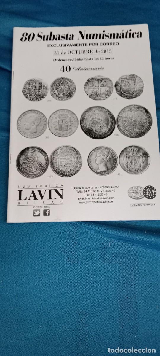 Coleccionismo de Revistas y Peri&oacute;dicos: 80 SUBASTA NUMISMATICA LAVIN REVISTA M-COL