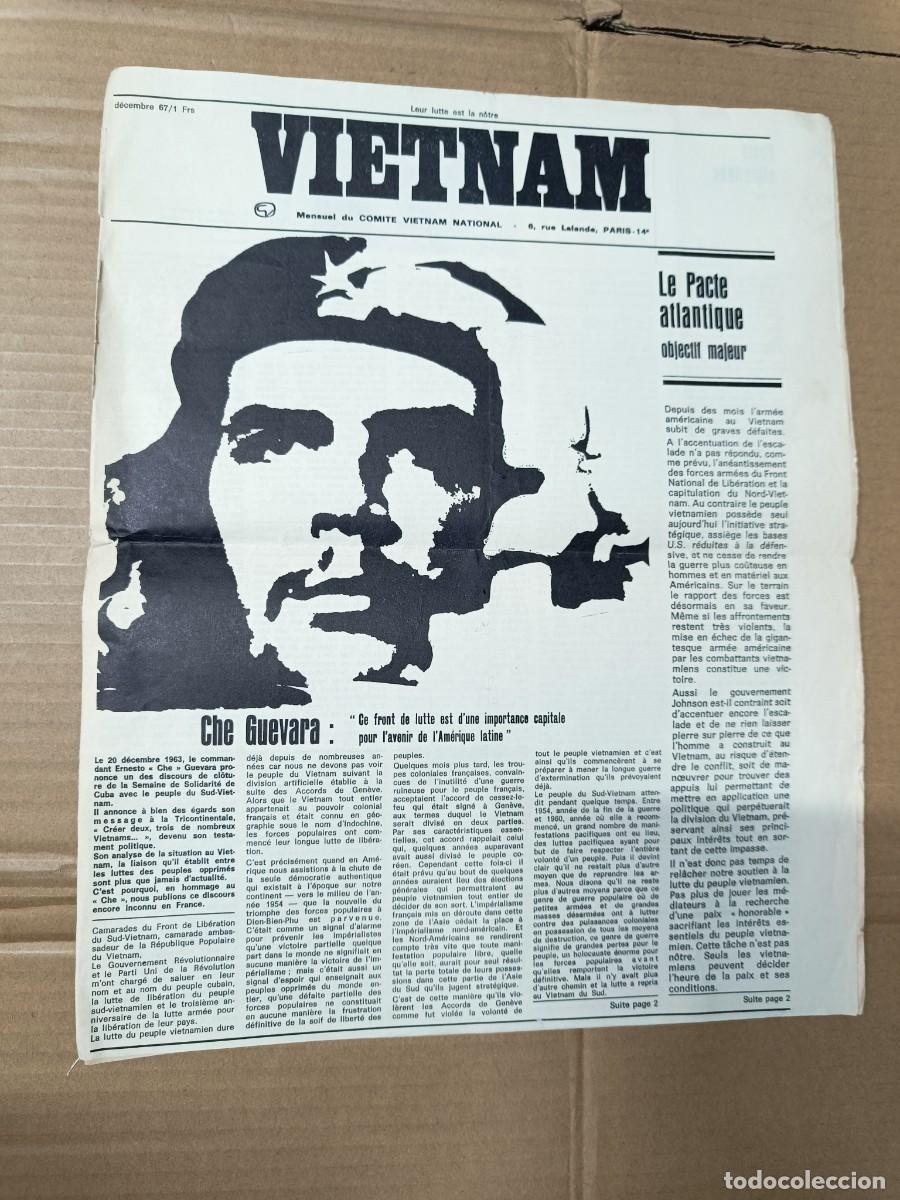 Collezionismo di Riviste e Giornali: ANTIGUA REVISTA POLITICA FRANCESA, DIARIO, PANFLETO, VIETNAM, CHE GUEVARA, COMUNISTA, FRANCIA -P18