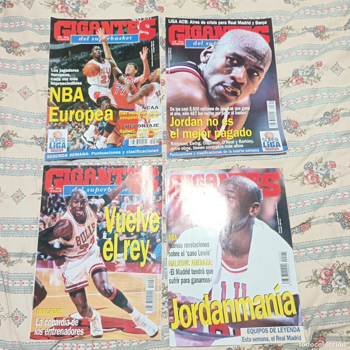 Collectionnisme de Revues et Journaux: LOTE MICHAEL JORDAN. GIGANTES 1995