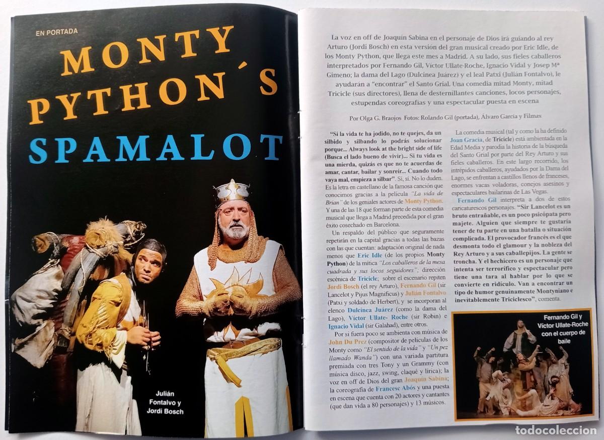 Collection Magazines and Newspapers: OBRA DE TEATRO `SPAMALOT&acute; DE MONTY PYTHON&acute;S REPORTAJE REVISTA
