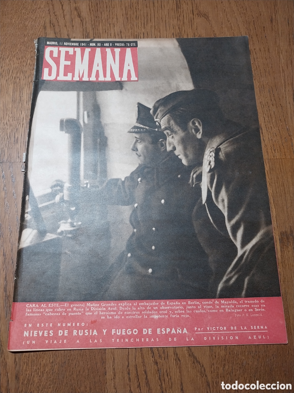 Coleccionismo de Revistas y Peri&oacute;dicos: SEMANA 1941 NIEVES DE RUSIA Y FUEGO DE ESPA&Ntilde;A. EXPOSICI&Oacute;N NACIONAL DE BELLAS ARTES. CARMEN AMAYA EN