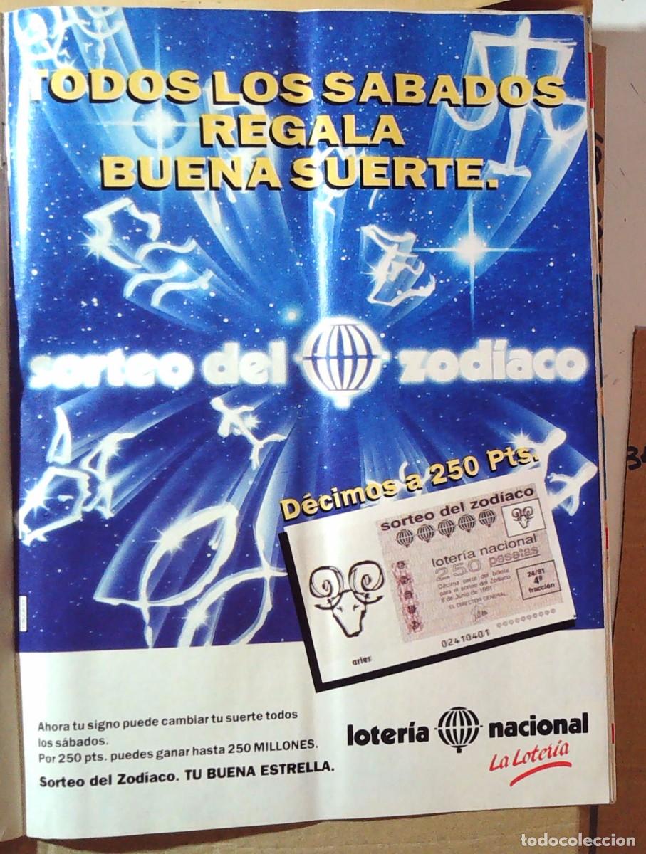 Coleccionismo de Revistas y Peri&oacute;dicos: ANUNCIO LA LOTERIA NACIONAL EL ZODIACO