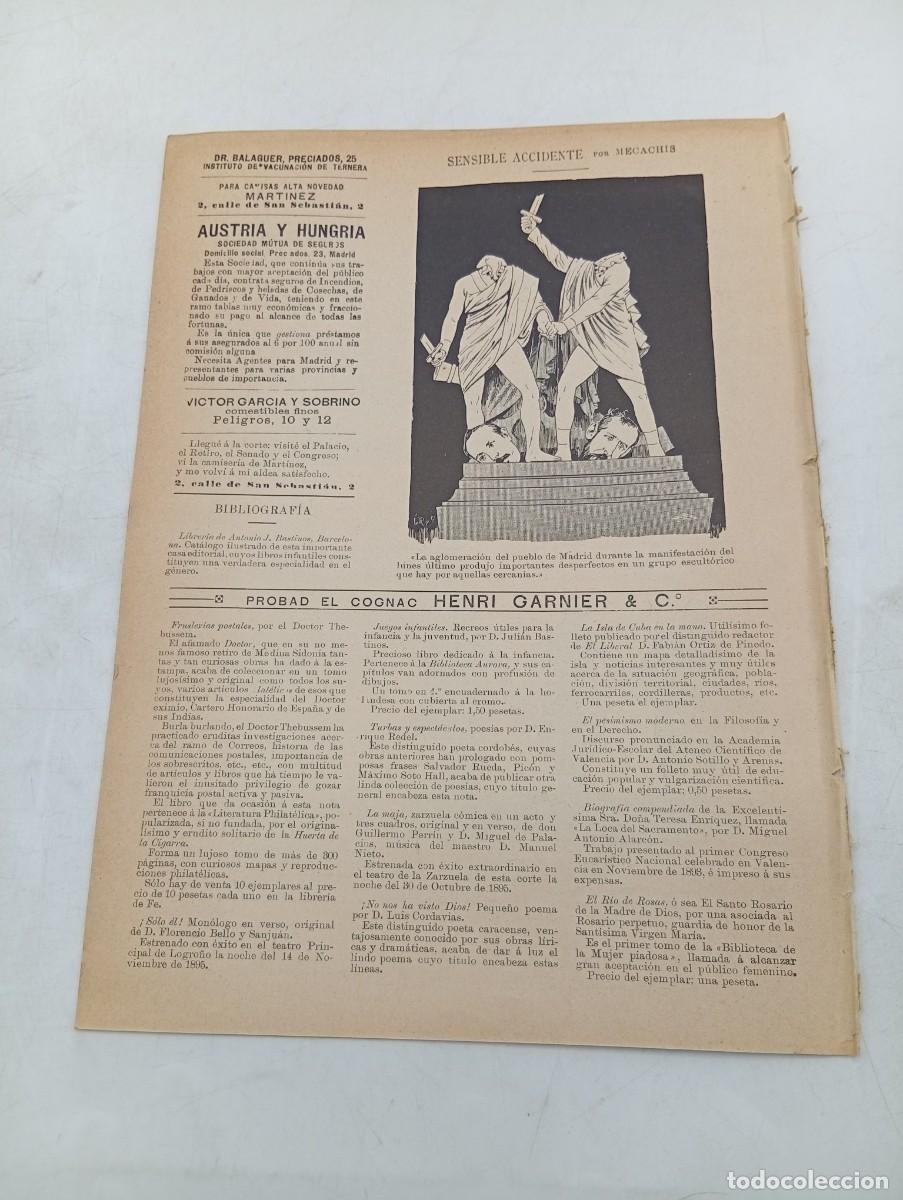 Coleccionismo de Revistas y Peri&oacute;dicos: BLANCO Y NEGRO. N&ordm; 242. A&Ntilde;O 1895. LA CRISIS MINISTERIAL. AGUST&Iacute;N QUEROL. EL FRUTO DE LA .... LEER.