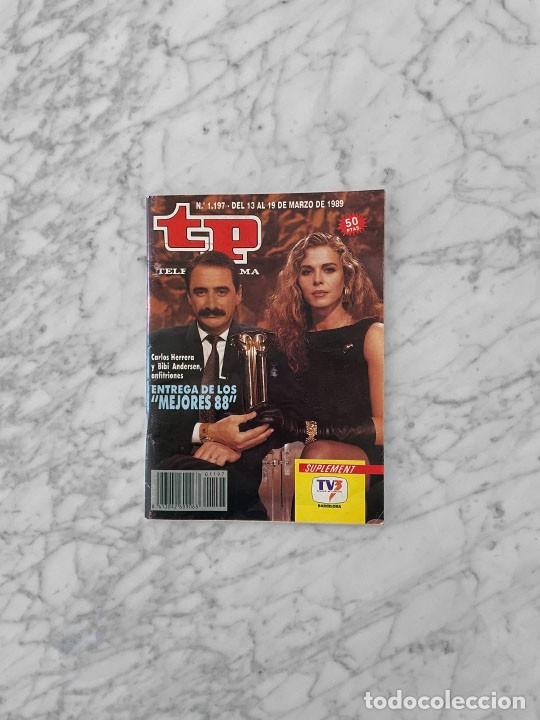 Coleccionismo de Revistas y Peri&oacute;dicos: TP - TELEPROGRAMA - 1989 - CARLOS HERRERA, BIBI ANDERSEN, LOS MEJORES DEL A&Ntilde;O 88, ROBERT REDFORD