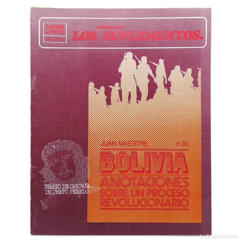 Coleccionismo de Revistas y Peri&oacute;dicos: COLECCI&Oacute;N LOS SUPLEMENTOS N&ordm; 30: BOLIVIA. ANOTACIONES SOBRE UN PROCESO REVOLUCIONARIO