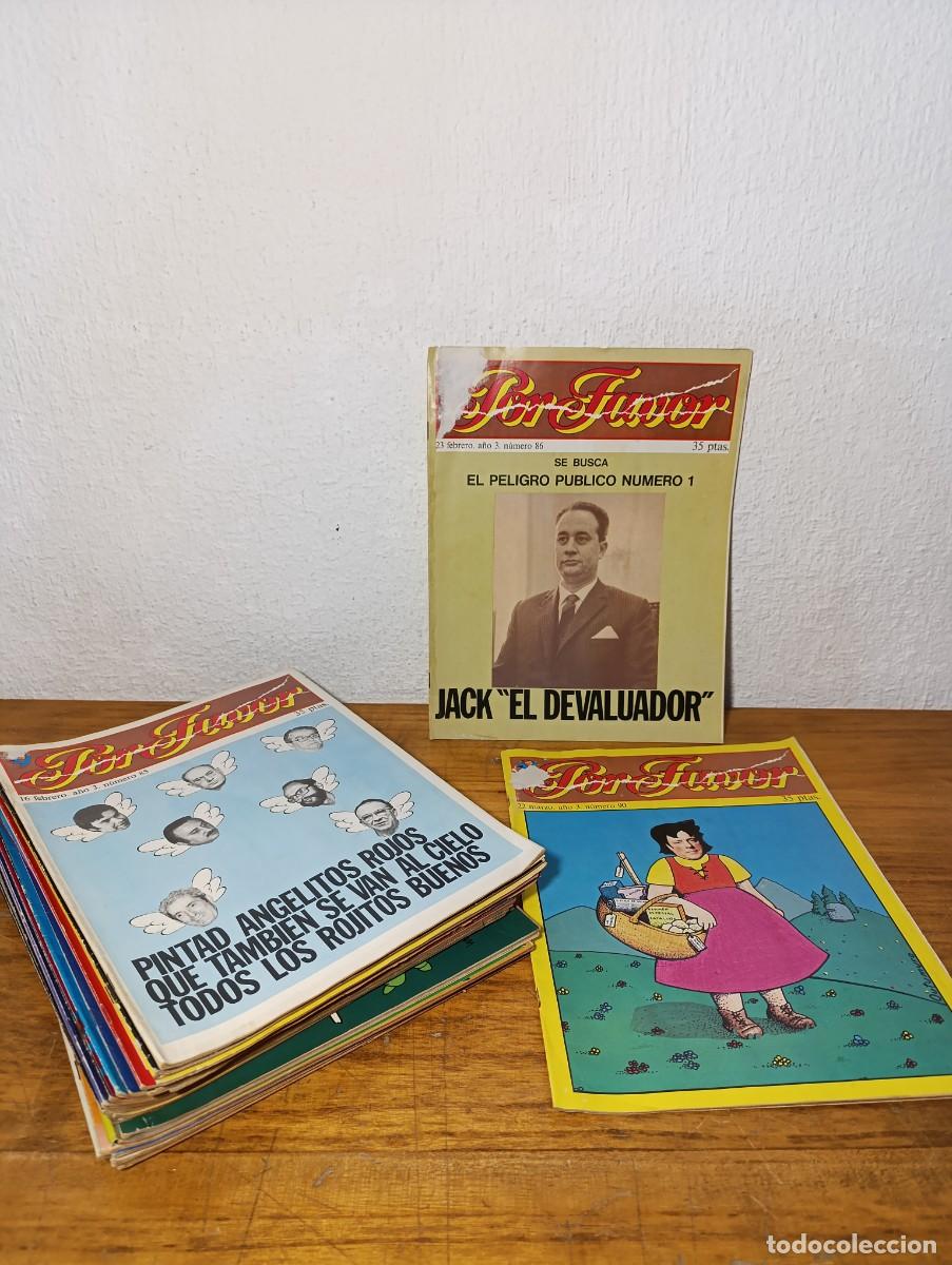 Coleccionismo de Revistas y Peri&oacute;dicos: Pack 27 revistas &ldquo;Por Favor&rdquo;
