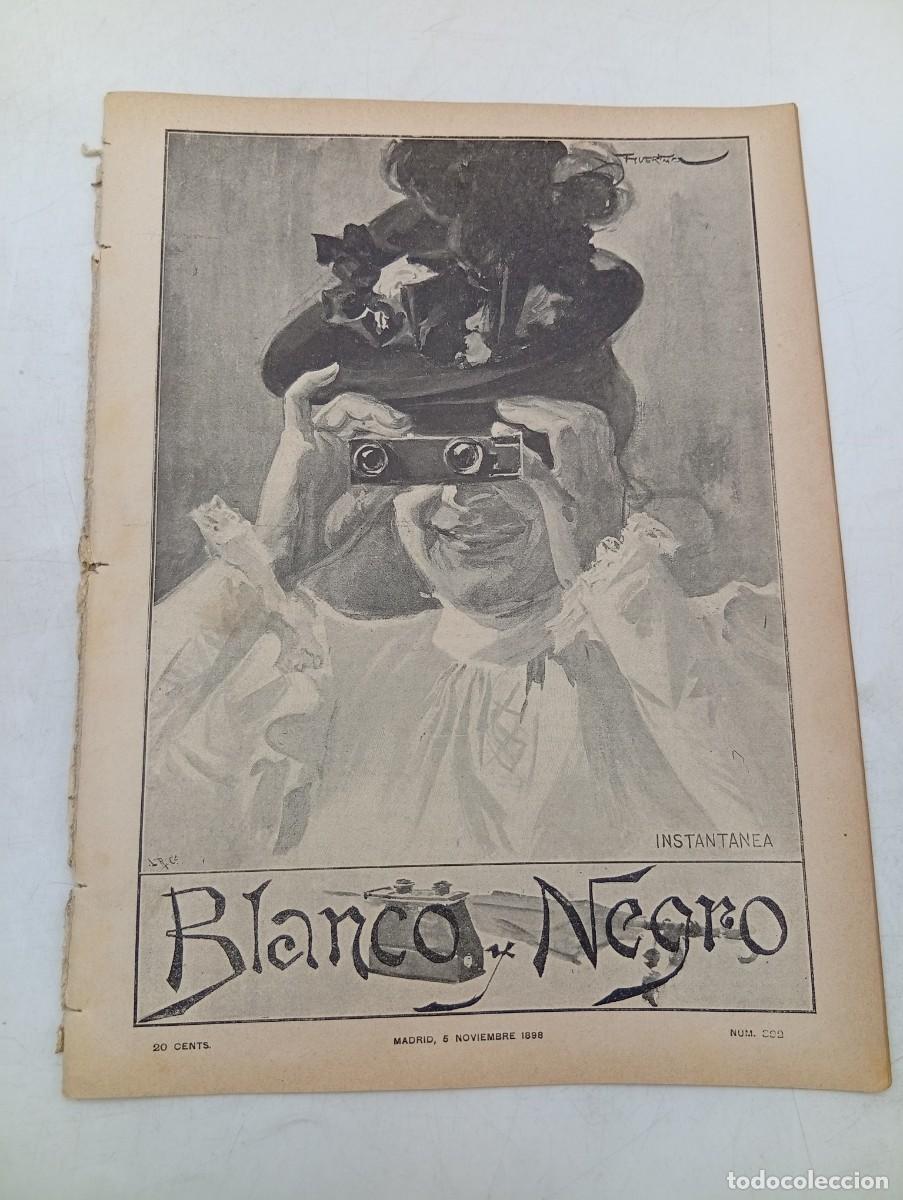 Collectionnisme de Revues et Journaux: BLANCO Y NEGRO. N&ordm; 392. A&Ntilde;O 1898. GUILLERMO II EN TIERRA SANTA... LEER.