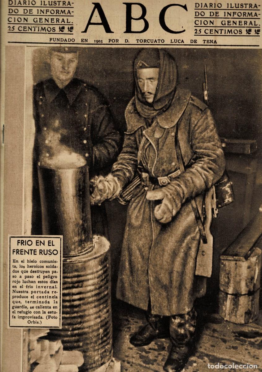 Coleccionismo de Revistas y Peri&oacute;dicos: PERIODICO ABC MADRID-SEVILLA 30 DE DICIEMBRE DE 1942 N&ordm; 12289. A-ABC-0781