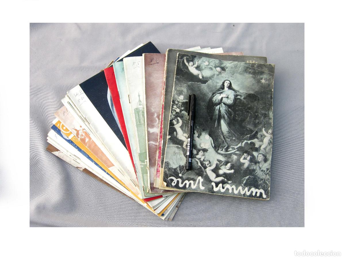 Coleccionismo de Revistas y Peri&oacute;dicos: 21 N&Uacute;MEROS DE LA REVISTA SINT UNUM. &Oacute;RGANO DE LOS COLEGIOS DE LAS RR. DEL STO. NI&Ntilde;O JES&Uacute;S DE ESPA&Ntilde;A.