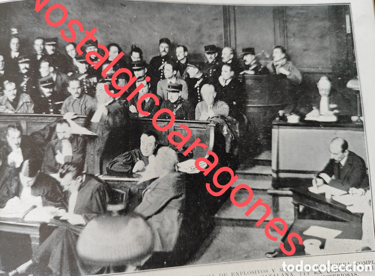 Collectionnisme de Revues et Journaux: Paris juicio Ex cornel Macia y Garibaldi Republica Catalana foto revista princ siglo XX 192B