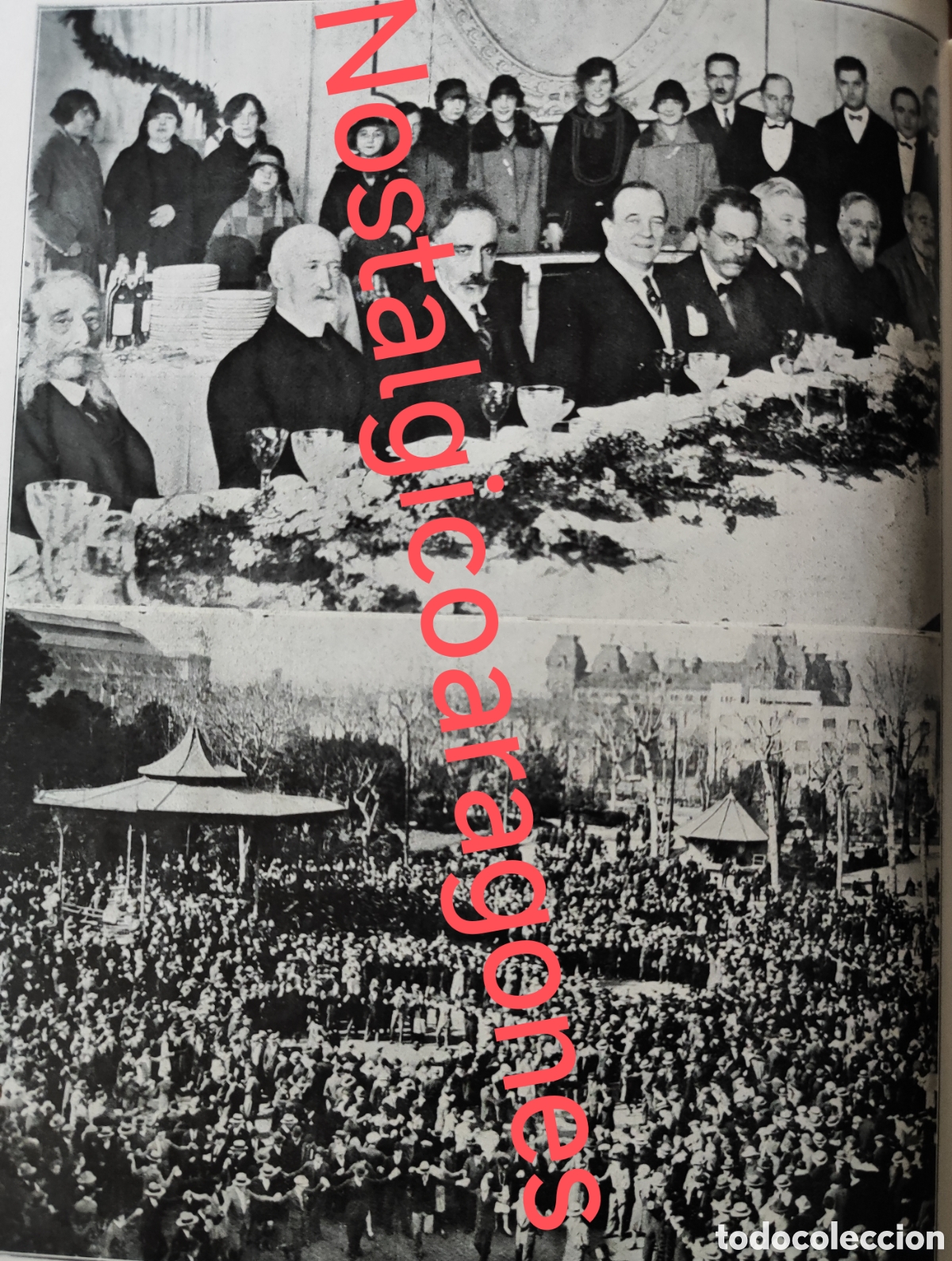 Colecionismo de Revistas e Jornais: Parque Barcelona homenaje Dramaturgo catalan Ignacio Iglesias foto revista princ siglo XX 192B