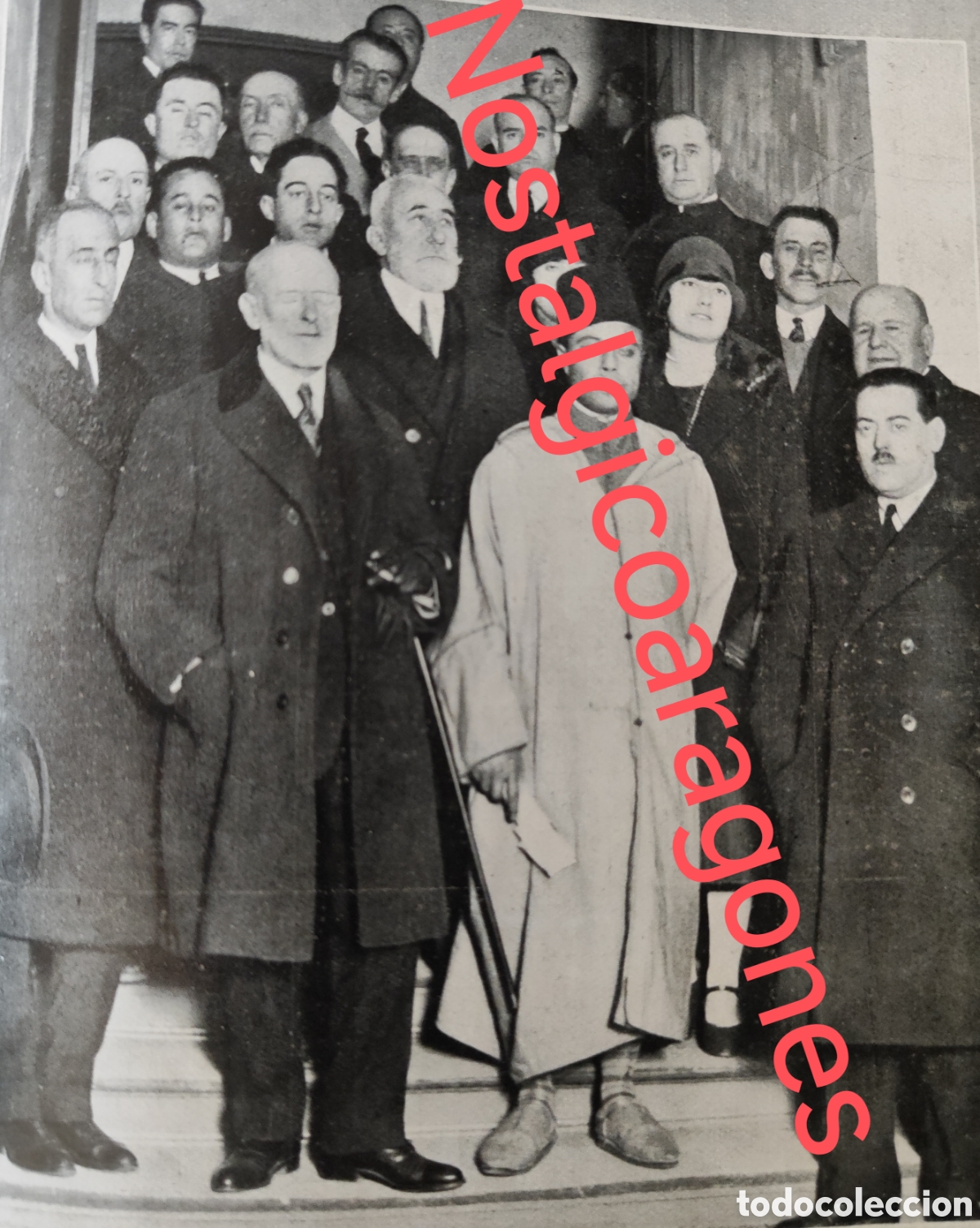 Collection Magazines and Newspapers: Madrid conferencia Doctor investigador Mohamed Benamu conferencia foto revista princ siglo XX 192B