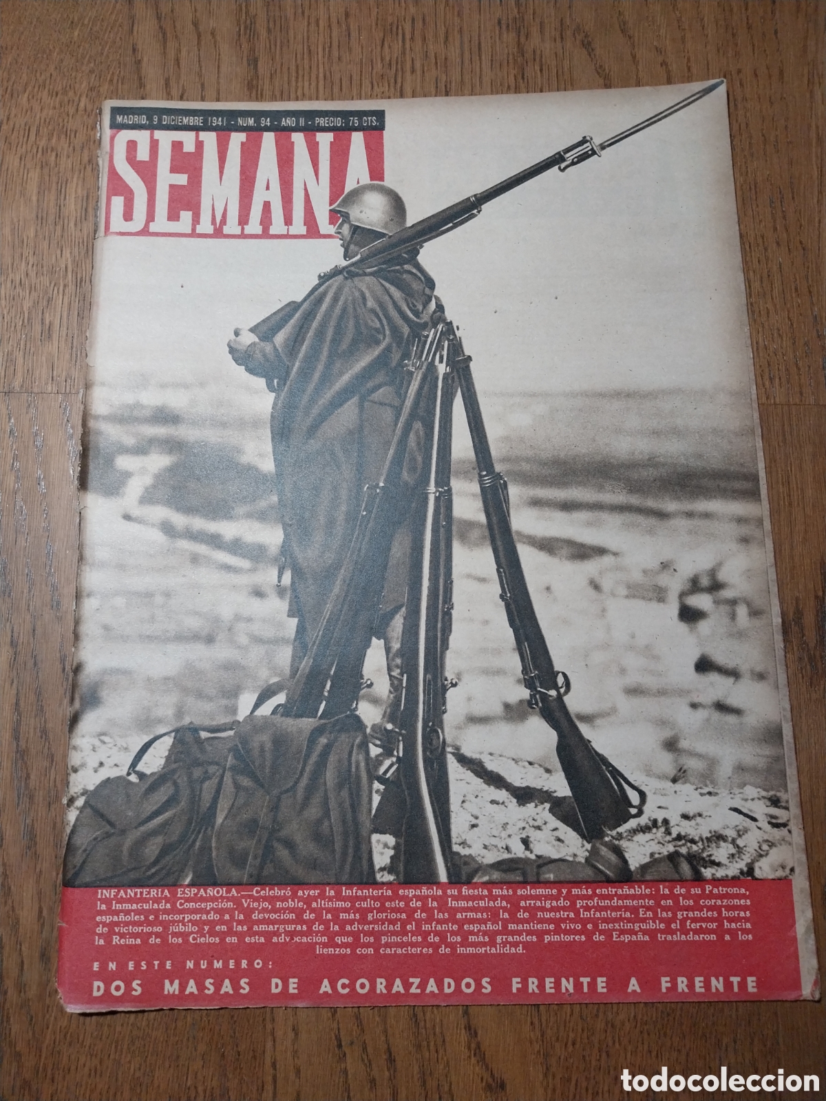 Colecionismo de Revistas e Jornais: SEMANA 1941 EUROPA POR EL NUEVO ORDEN. BATALLAS DEL DONETZ.COMO FUE TOMADO MARIUPOL.LIBIA COMBATES