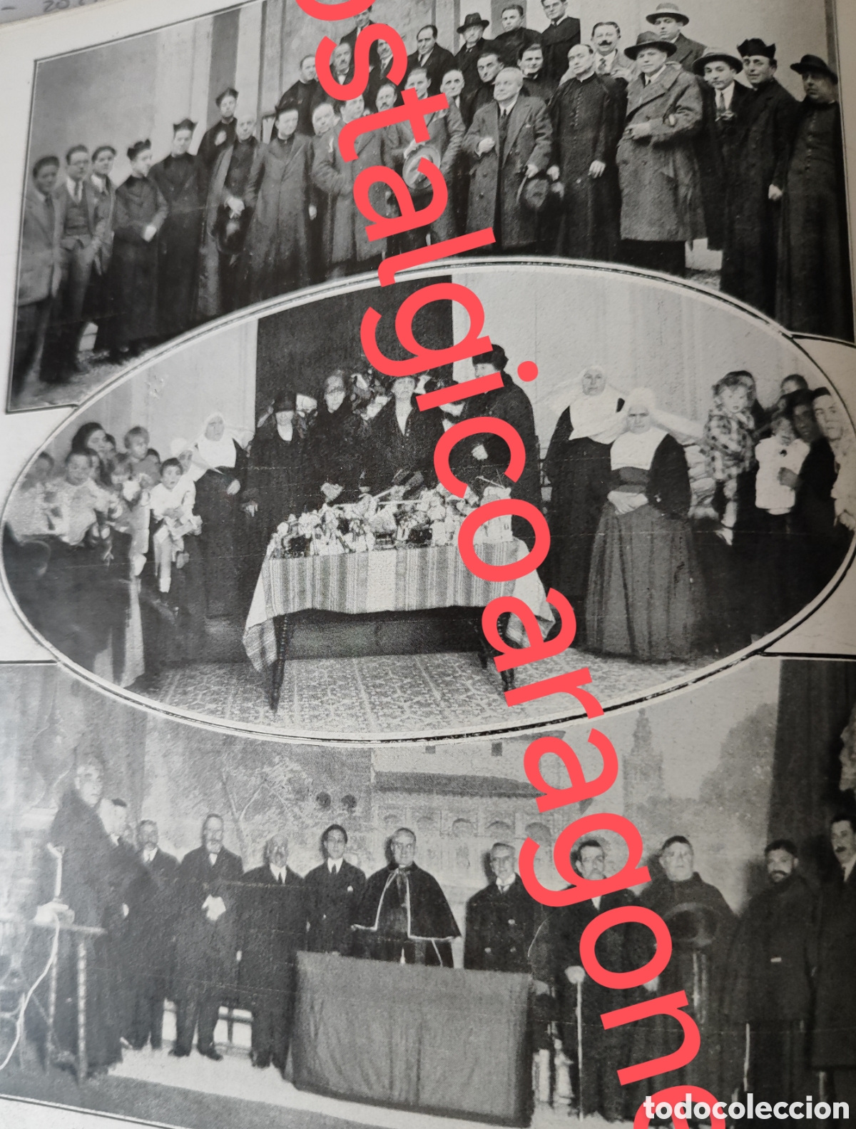 Coleccionismo de Revistas y Peri&oacute;dicos: Granada colegio SMonte Sevilla Gota Leche foto revista princ siglo XX 192B