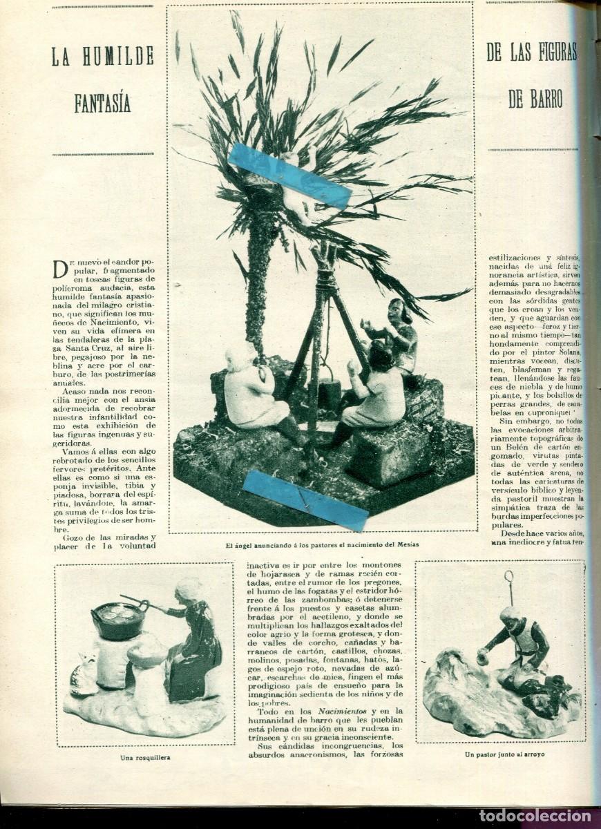 Coleccionismo de Revistas y Peri&oacute;dicos: REVISTA A&Ntilde;O 1926 FIGURAS DE BARRO DE NAVIDAD BELEN PESEBRE ZAMBOMBA FERNANDO DE CAVIA