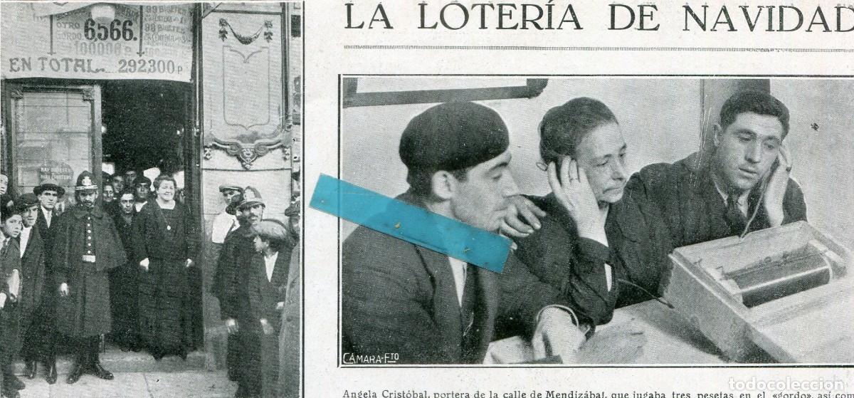 Coleccionismo de Revistas y Peri&oacute;dicos: REVISTA A&Ntilde;O 1926 ADMINISTRACION DE LOTERIA DO&Ntilde;A MANOLITA REPARTE EL GORDO DE NAVIDAD