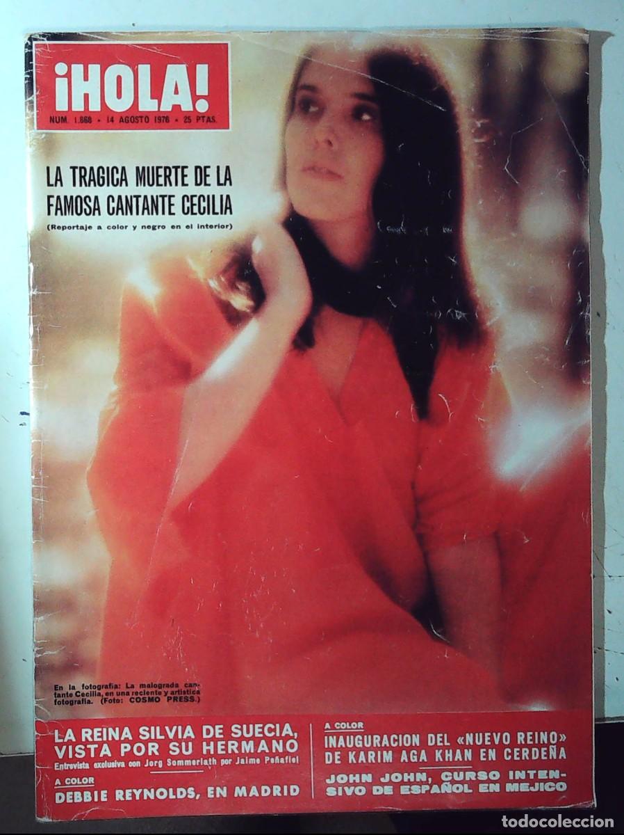 Coleccionismo de Revistas y Peri&oacute;dicos: RECORTE PORTADA CECILIA CANTANTE