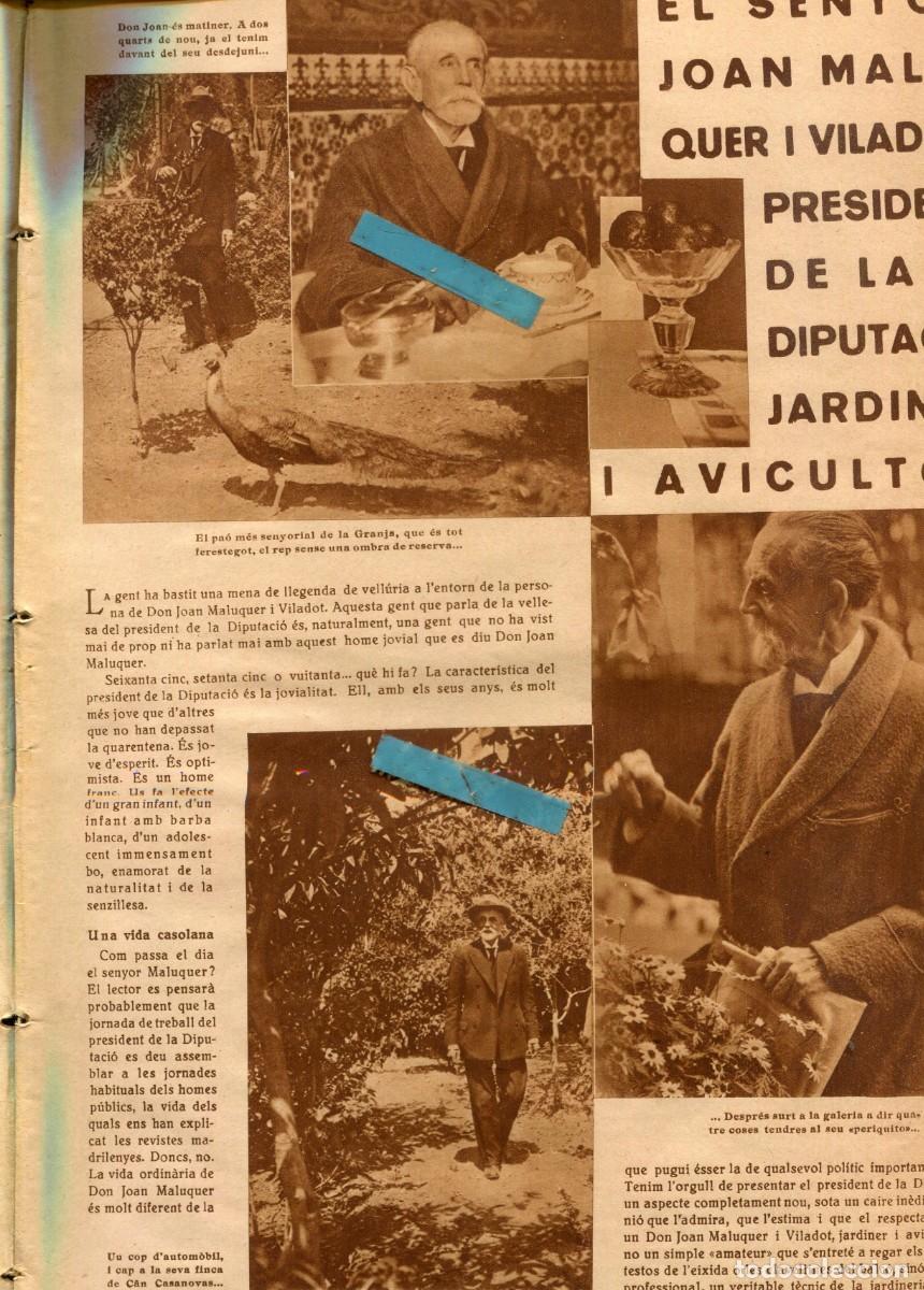 Collection Magazines and Newspapers: REVISTA IMATGES ANY 1930 JOAN MALUQUER I VILADOR ARTESA DE SEGRE AGATHA CRISTIE EN CATALA R. ACKROYD