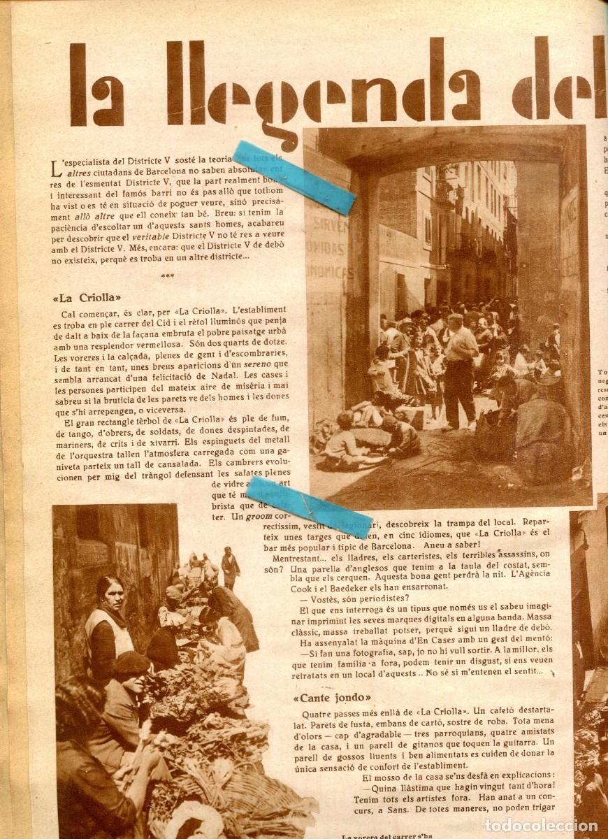 Collection Magazines and Newspapers: REVISTA A&Ntilde;O 1930 FLAMENCO EN BARCELONA LA CRIOLLA CANTE JONDO LA MINA DROGAS COCAINA MUSICA NOCHE