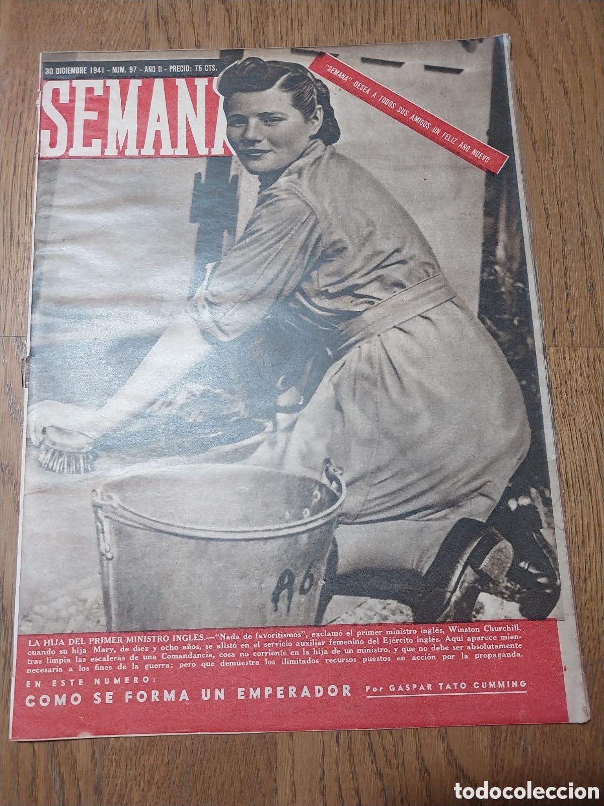 Colecionismo de Revistas e Jornais: SEMANA 1941 MANILA CIUDAD ABIERTA.SUMATRA. JUBILO CATOLICO EN ALEMANIA. HONG- KONG CIUDADELA RENDIDA