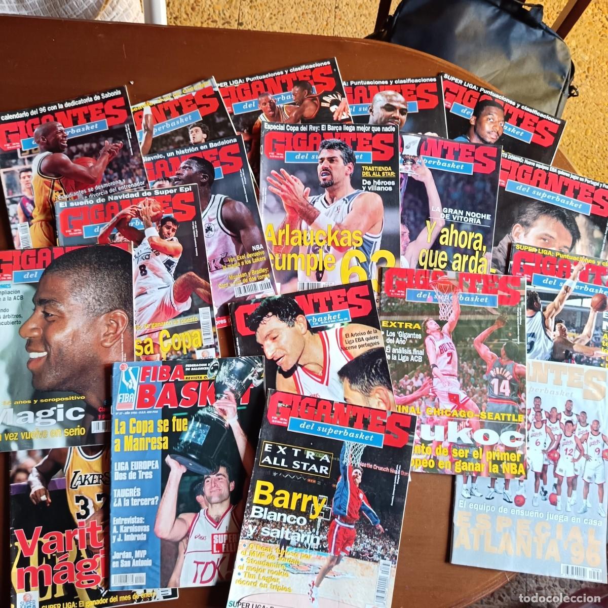 Coleccionismo de Revistas y Peri&oacute;dicos: LOTE GIGANTES DEL BASKET 1996