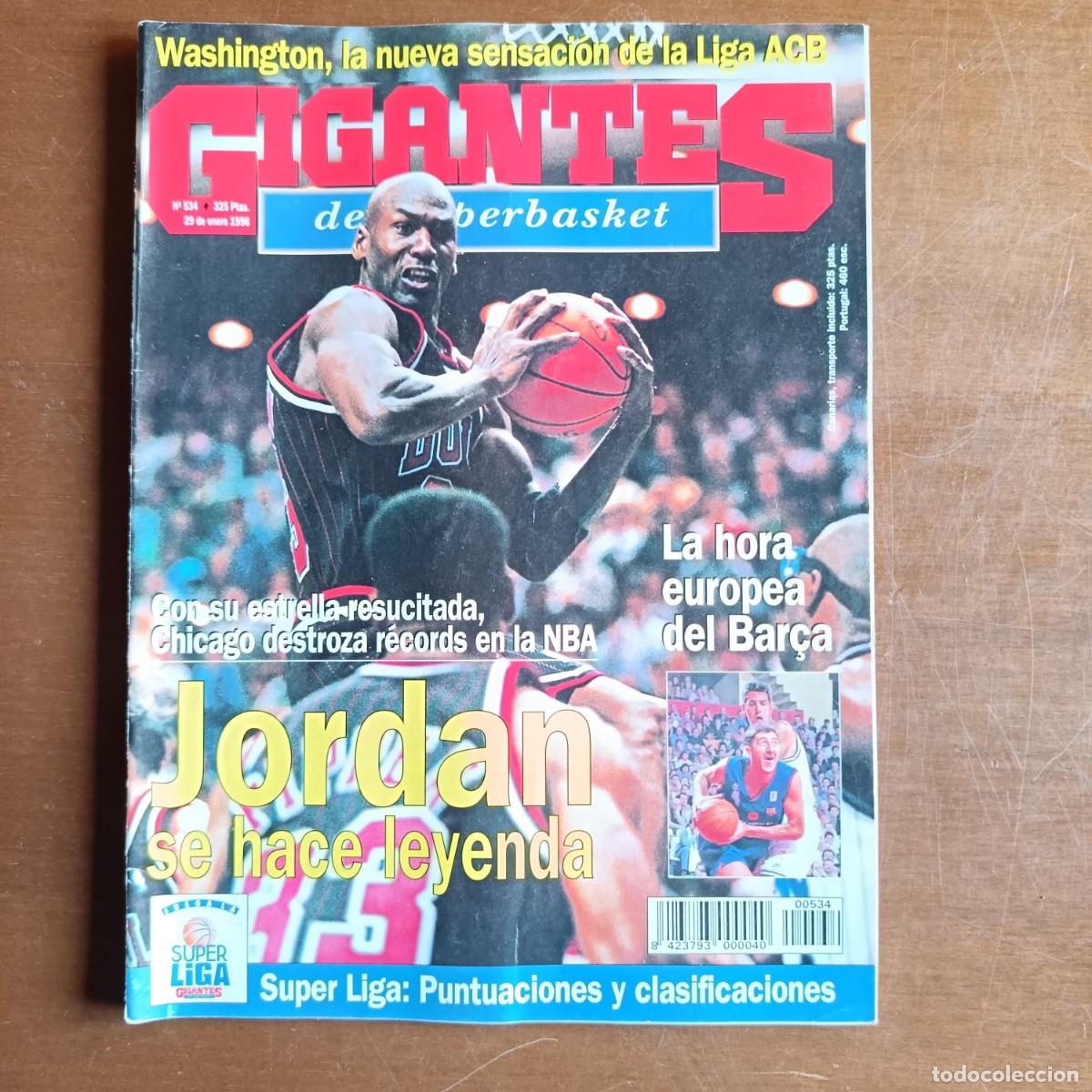 Coleccionismo de Revistas y Peri&oacute;dicos: JORDAN 1996 PORTADA NUM 534 GIGANTES