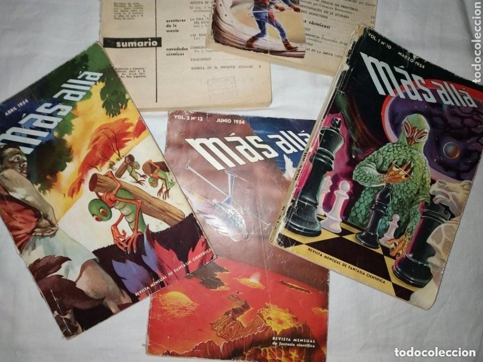Coleccionismo de Revistas y Peri&oacute;dicos: Lote 5 n&uacute;meros de Revista M&aacute;s All&aacute;. A&ntilde;o 1954. con faltas. Vintage