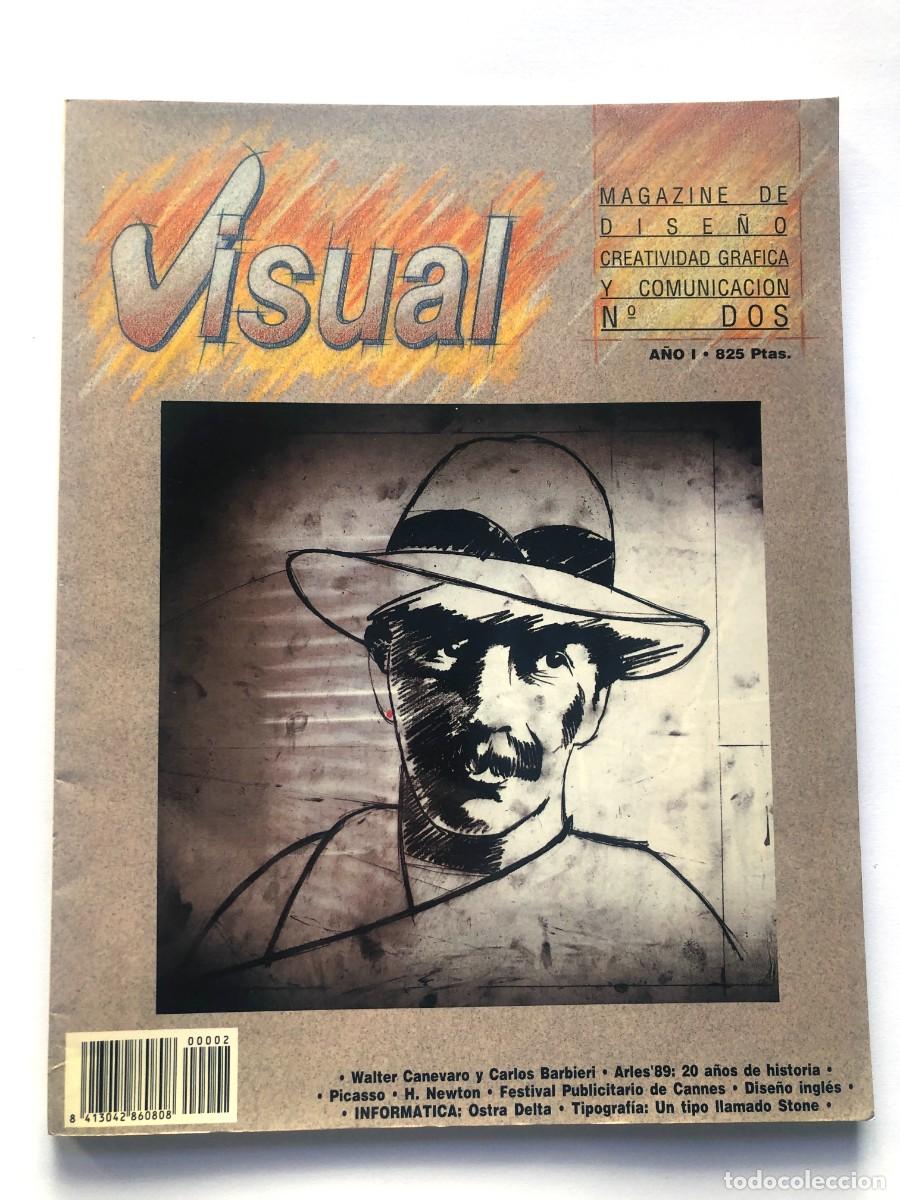 Sammeln von Zeitschriften und Zeitungen: VISUAL N&ordm; DOS / MAGAZINE DE DISE&Ntilde;O, CREATIVIDAD GR&Aacute;FICA Y COMUNICACI&Oacute;N 1989 / PICASSO