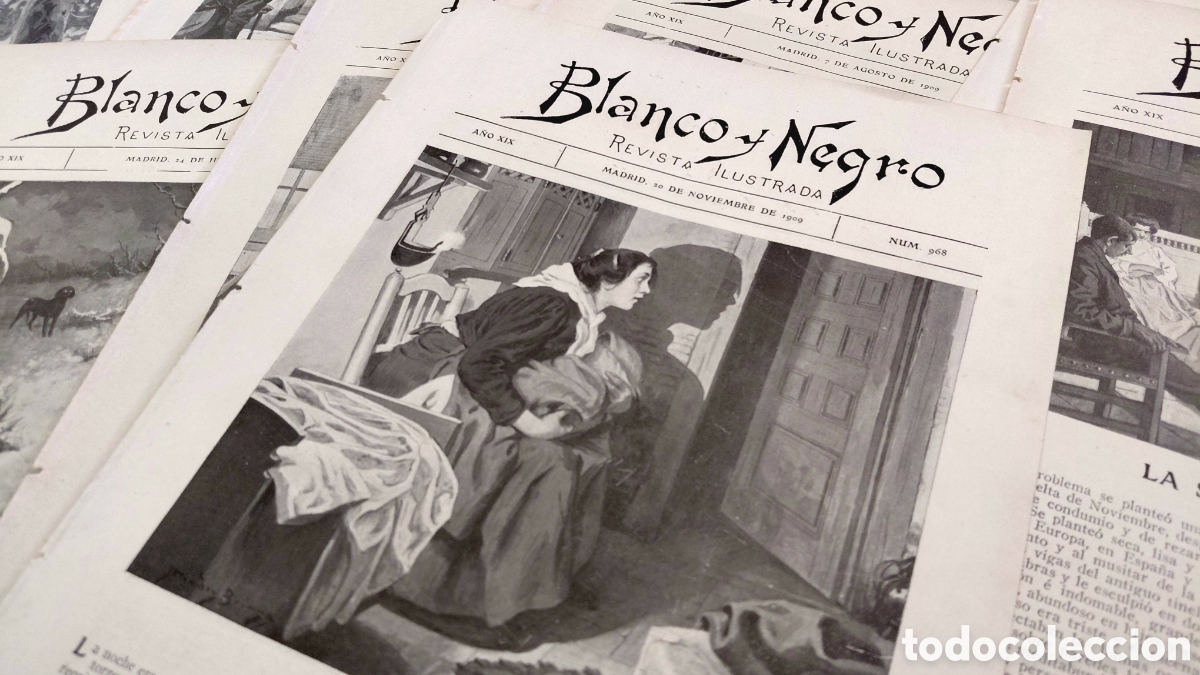 Coleccionismo de Revistas y Peri&oacute;dicos: Lote hojas con ilustraciones Narciso M&eacute;ndez Bringa