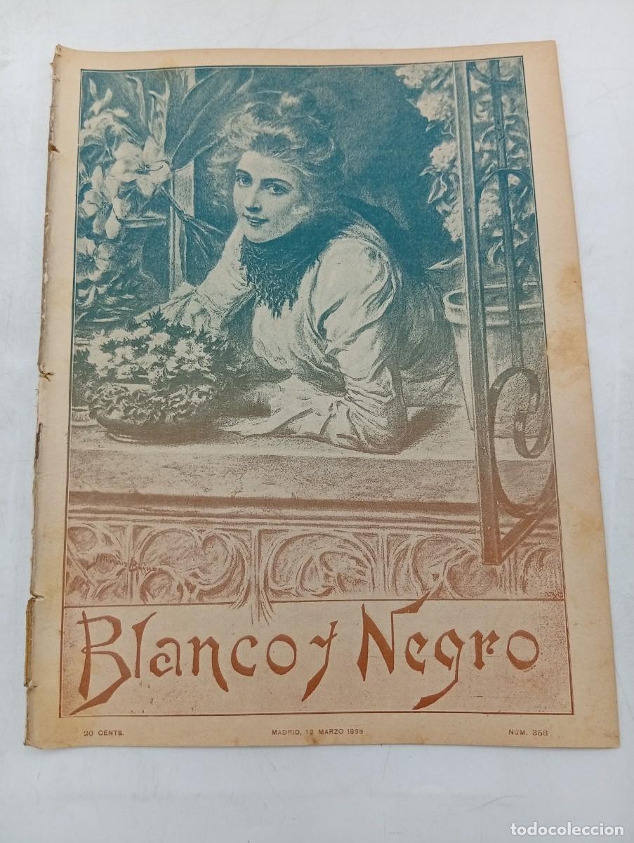 Coleccionismo de Revistas y Peri&oacute;dicos: BLANCO Y NEGRO. N&ordm; 358. A&Ntilde;O 1898. AP&Oacute;LOGO. FRASCUELO. LOS &Eacute;XITOS DEL TEATRO DE LA ZARZUELA..... LEER