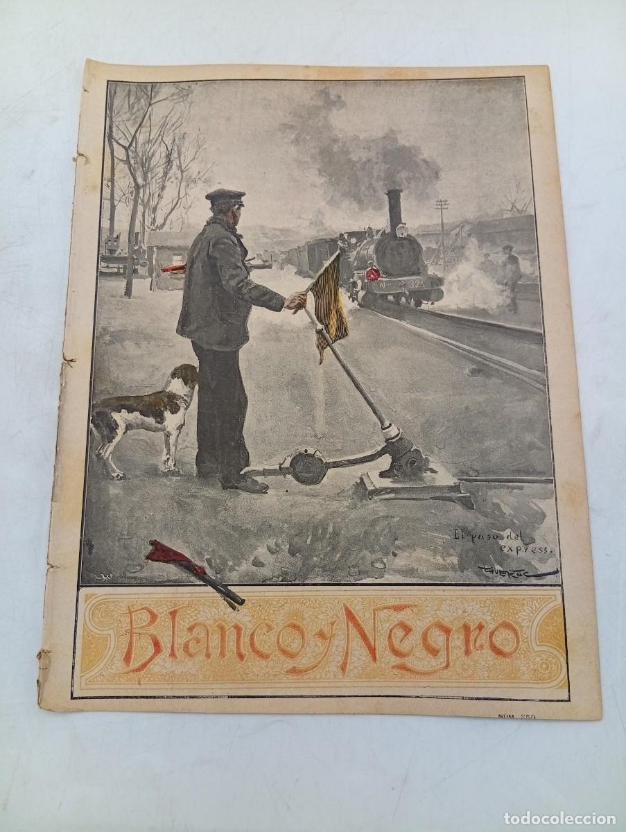 Coleccionismo de Revistas y Peri&oacute;dicos: BLANCO Y NEGRO. N&ordm; 359. A&Ntilde;O 1898. ESCUADRILLA DE TORPEDEROS SALEN DEL PUERTO DE CADIZ... LEER.