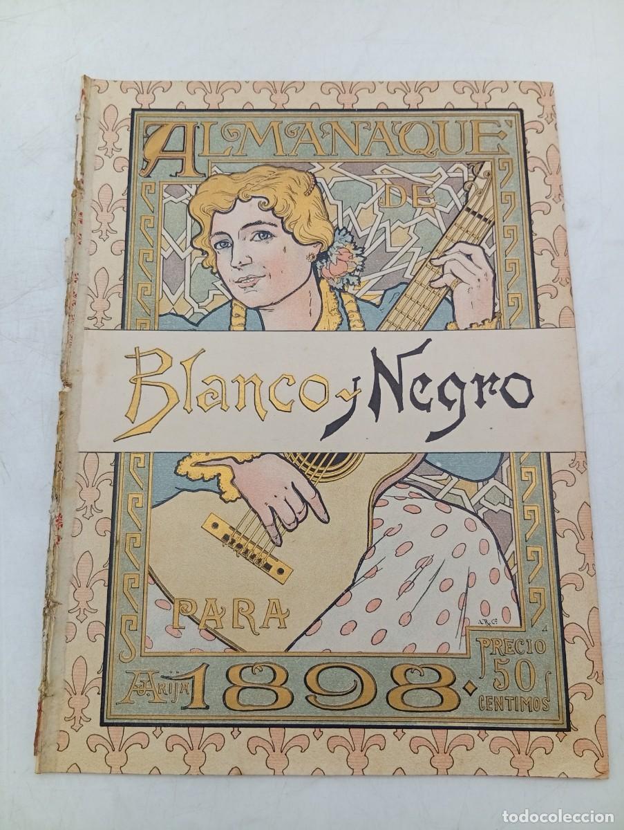 Coleccionismo de Revistas y Peri&oacute;dicos: ALMANAQUE DE BLANCO Y NEGRO 1896. N&ordm; 348. BAILES ESPA&Ntilde;OLES. LA DANZA PRIMA. EL AGARRAO...... LEER.