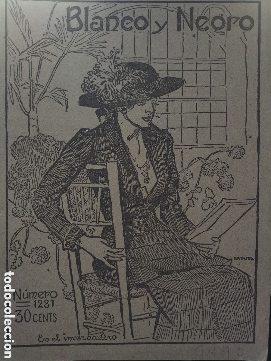 Coleccionismo de Revistas y Peri&oacute;dicos: Revista 1915 con grabados a color y en blanco y negro