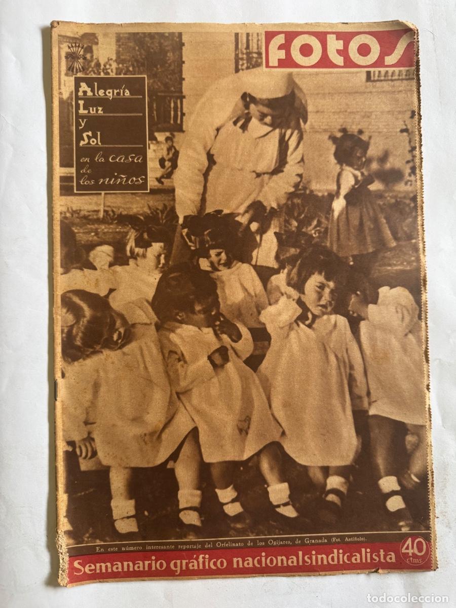 Coleccionismo de Revistas y Peri&oacute;dicos: Revista Fotos, A&ntilde;o 1939, Finlandia, Jose Antonio, Fernandez Florez