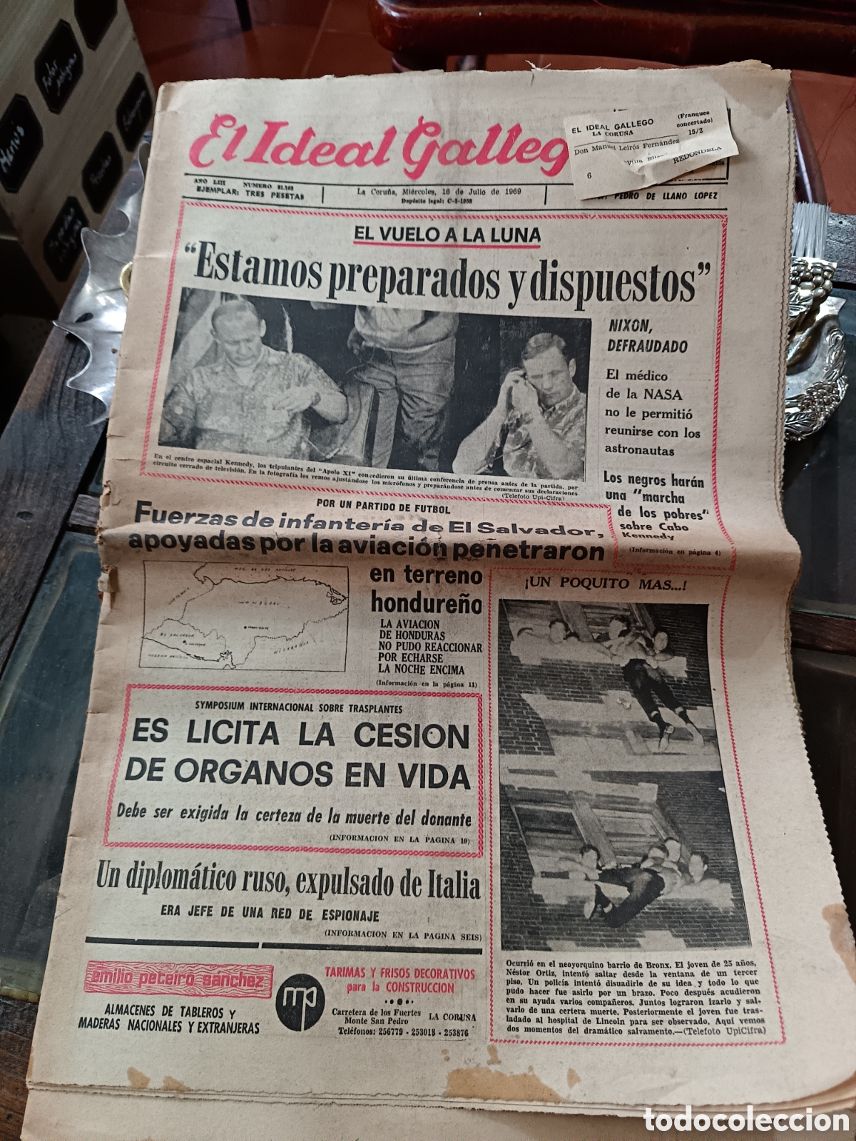 Collectionnisme de Revues et Journaux: El ideal gallego, 1969