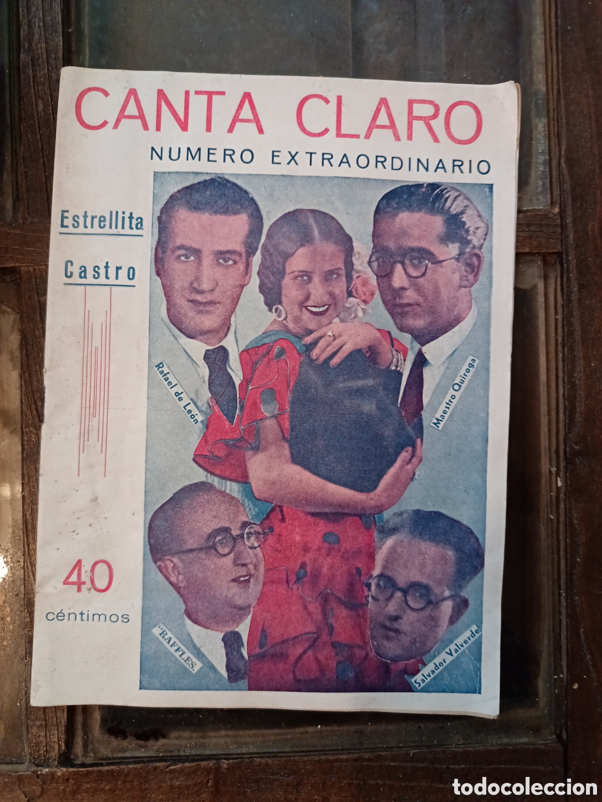 Coleccionismo de Revistas y Peri&oacute;dicos: Canta claro n&uacute;mero extraordinario. Estrellita Castro