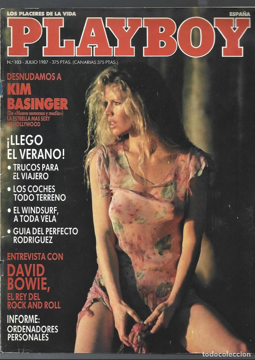Coleccionismo de Revistas y Peri&oacute;dicos: PLAYBOY 103 julio 1987 KIM BASINGER