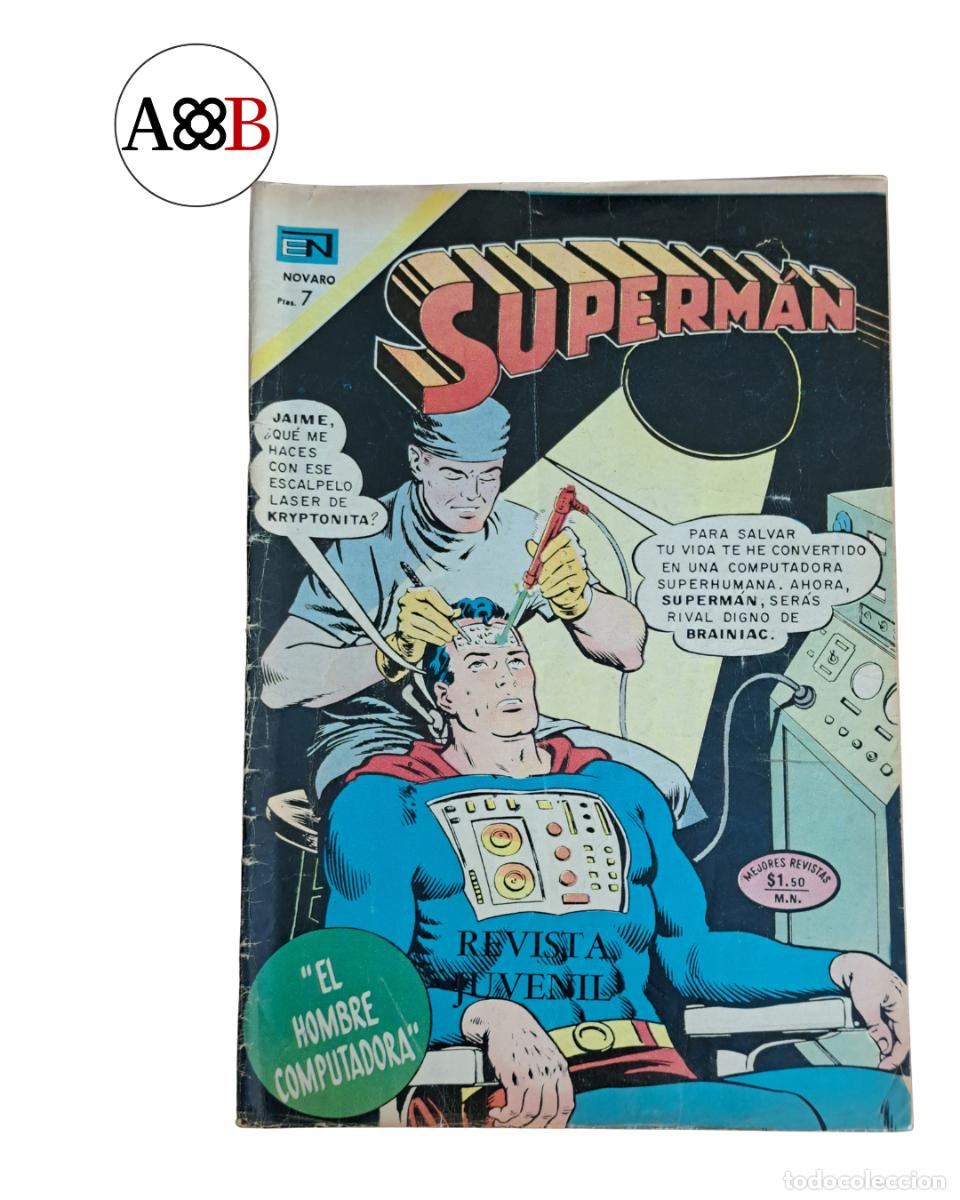 Colecionismo de Revistas e Jornais: Lote 6 tebeos SUPERM&Aacute;N Revista Juvenil &mdash; Editorial Novaro &mdash; A&ntilde;os 70 &mdash; Originales