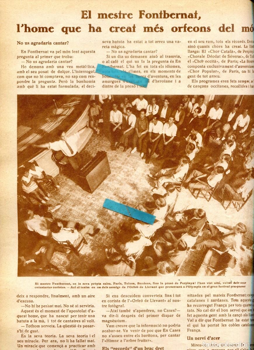 Coleccionismo de Revistas y Peri&oacute;dicos: REVISTA ANY 193O FONTBERNAT ELS ENCANTS NOUS DE BARCELONA PEL&middot;LICULA FILM CATALANA DE BARCELONA