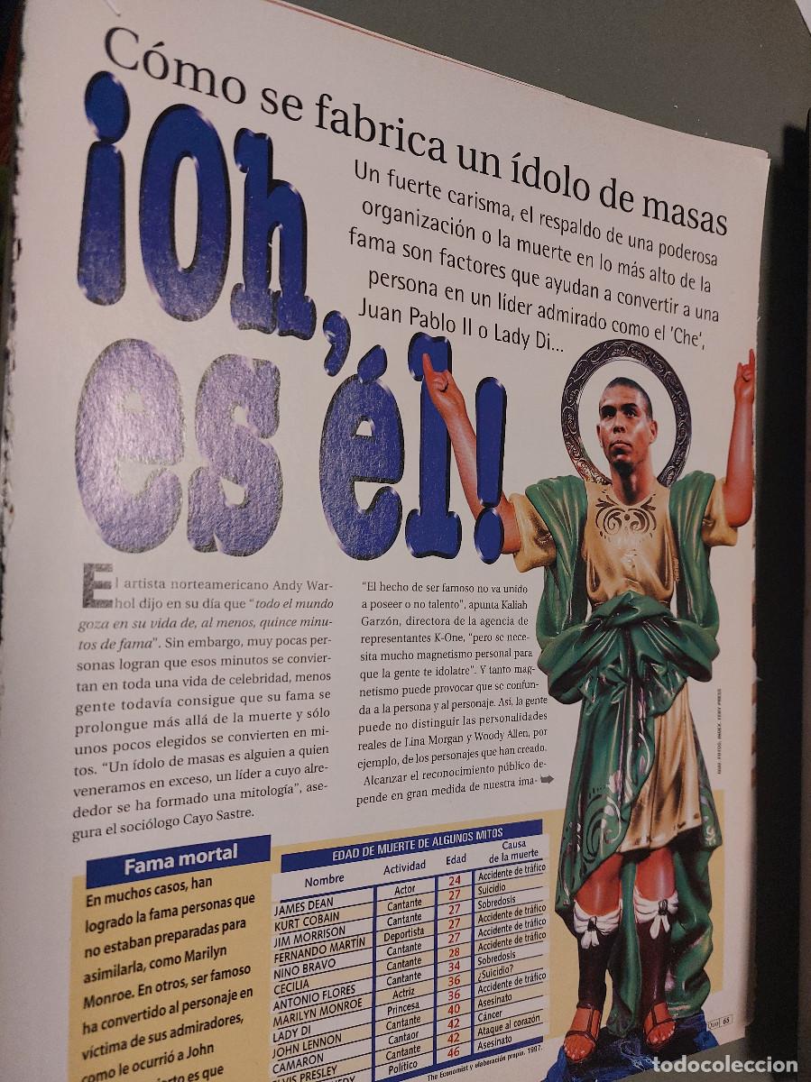 Coleccionismo de Revistas y Peri&oacute;dicos: COMO SE FABRICA UN &Iacute;DOLO DE MASAS. 4 P&Aacute;GINAS ART&Iacute;CULO EXTRAIDO DE REVISTA. GRAPA. COMPLETO