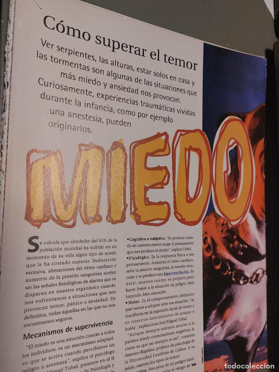 Coleccionismo de Revistas y Peri&oacute;dicos: COMO SUPERAR EL MIEDO. 4 P&Aacute;GINAS ART&Iacute;CULO EXTRAIDO DE REVISTA. GRAPA. COMPLETO
