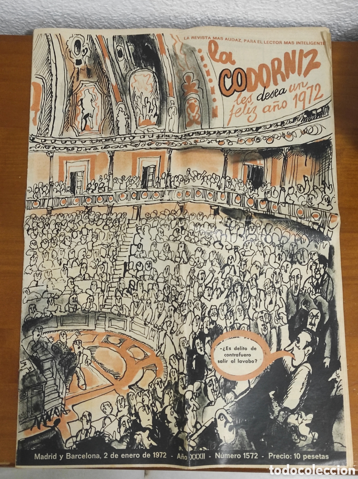 Coleccionismo de Revistas y Peri&oacute;dicos: La Codorniz 1512. A&ntilde;o XXX. 8 de noviembre de 1970 (PEDIDO MINIMO 10&euro;)