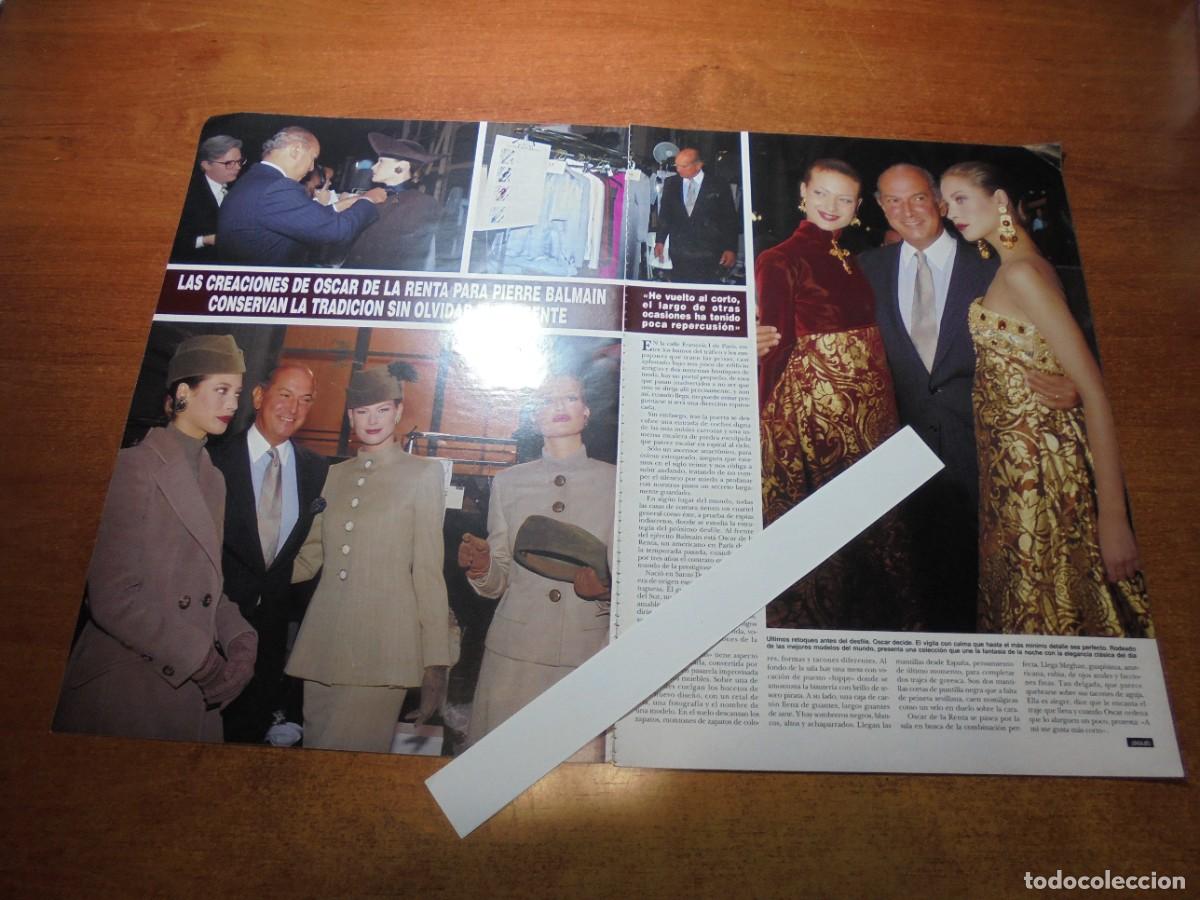 Coleccionismo de Revistas y Peri&oacute;dicos: RETAL 1993. MODA: OSCAR DE LA RENTA. PIERRE BALMAIN // PUBLICIDAD GIANNI VERSACE.