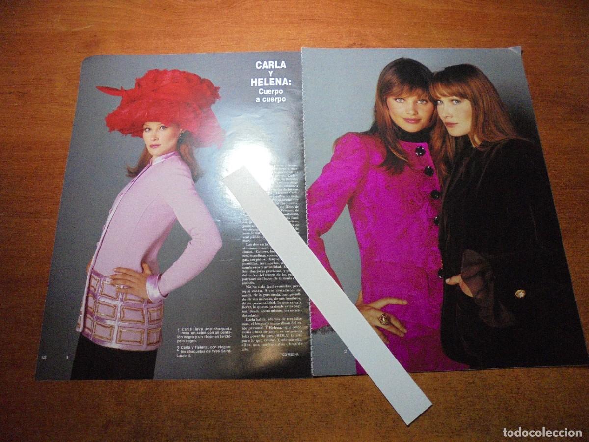 Coleccionismo de Revistas y Peri&oacute;dicos: RETAL 1993. MODA: CARLA BRUNI Y HELENA CHRISTENSEN
