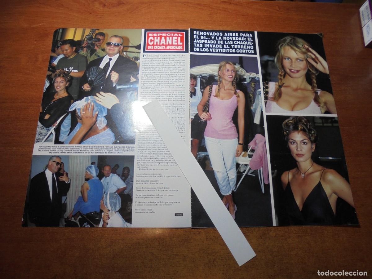 Coleccionismo de Revistas y Peri&oacute;dicos: RETAL 1993. CHANEL. KARL LAGERFELD. CINDY CRAWFORD, CLUDIA SCHIFFER, RICHARD GERE / PUBLICIDAD GEMMA