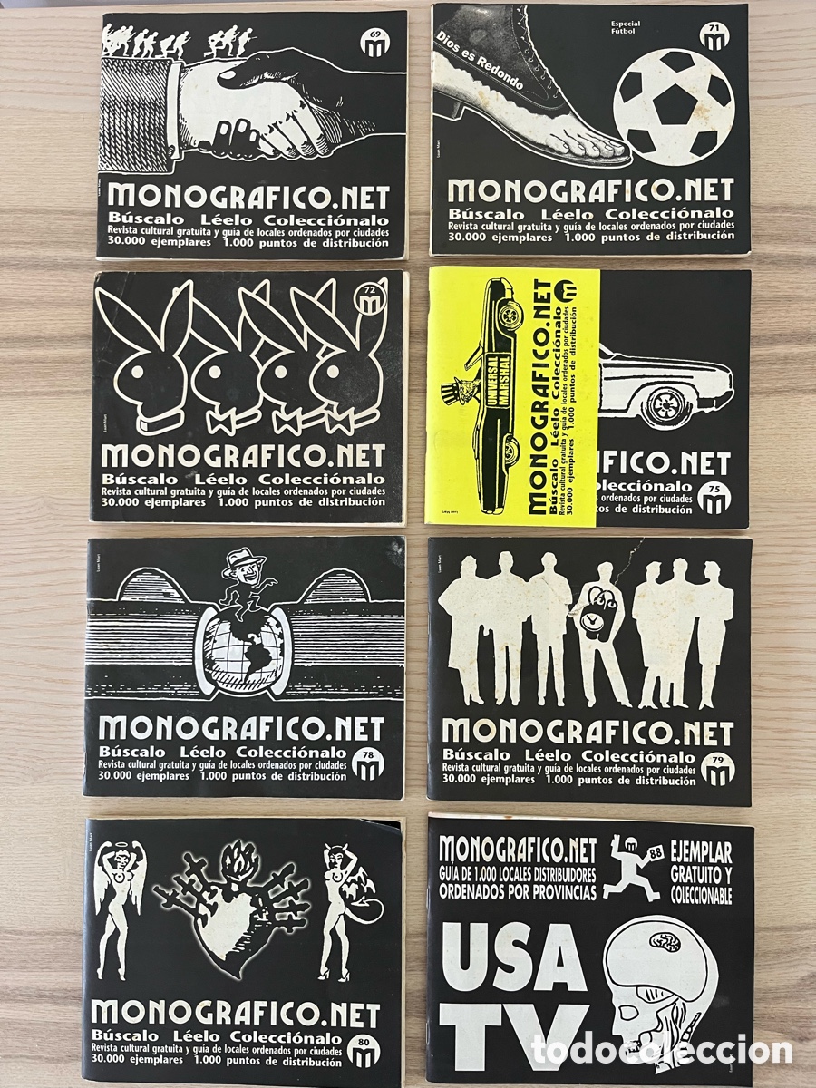 Colecionismo de Revistas e Jornais: Lote monogr&aacute;fico.net 8 ejemplares a&ntilde;os 90